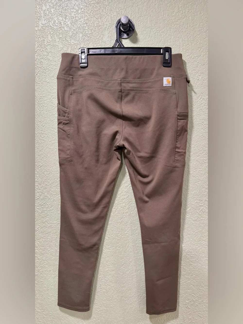 Carhartt Women's Fitted Leggings in Olive Green M - Picture 4 of 7